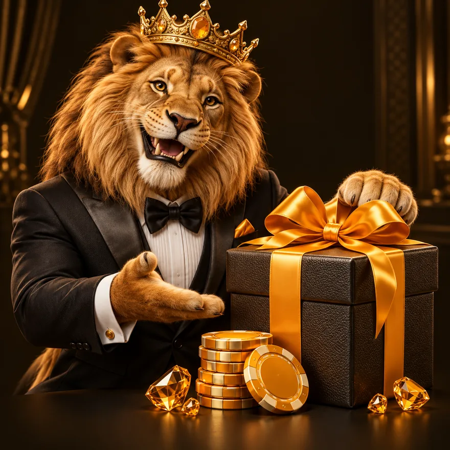 Gift box and chips — Richard Casino