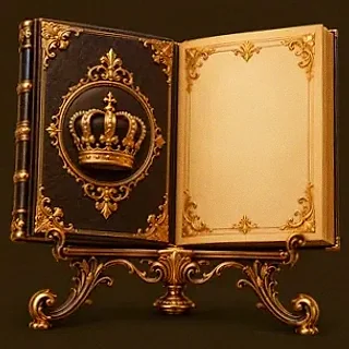 Ornate open book — Richard Casino