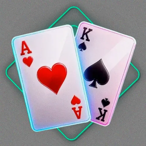 Ace and king playing cards