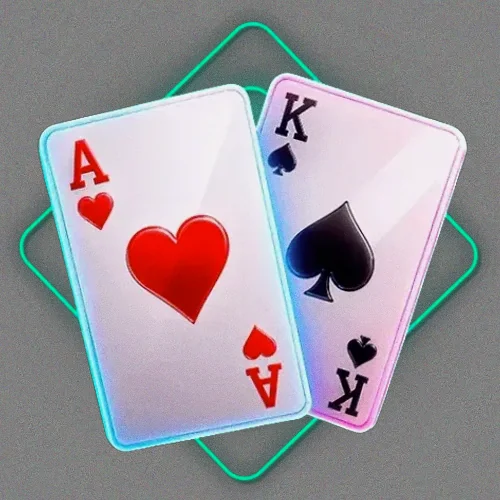 Ace and king playing cards