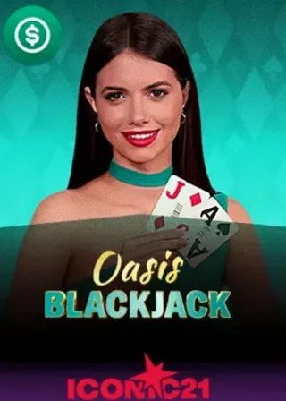 Oasis Blackjack live game cover