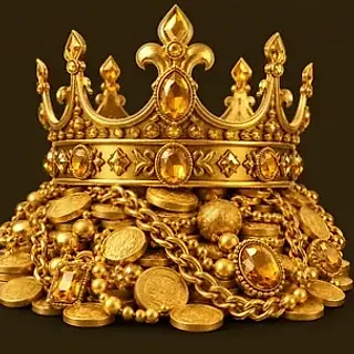 Gold treasure pile — Richard Casino