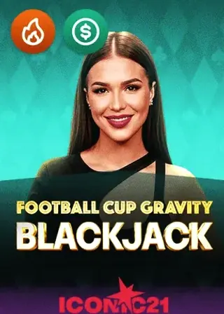 Football Cup Gravity Blackjack live game cover