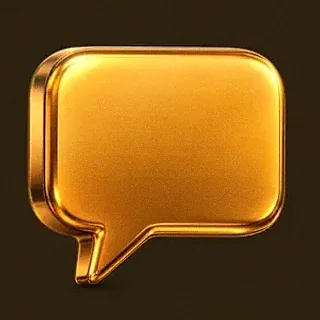 Gold speech bubble — Richard Casino